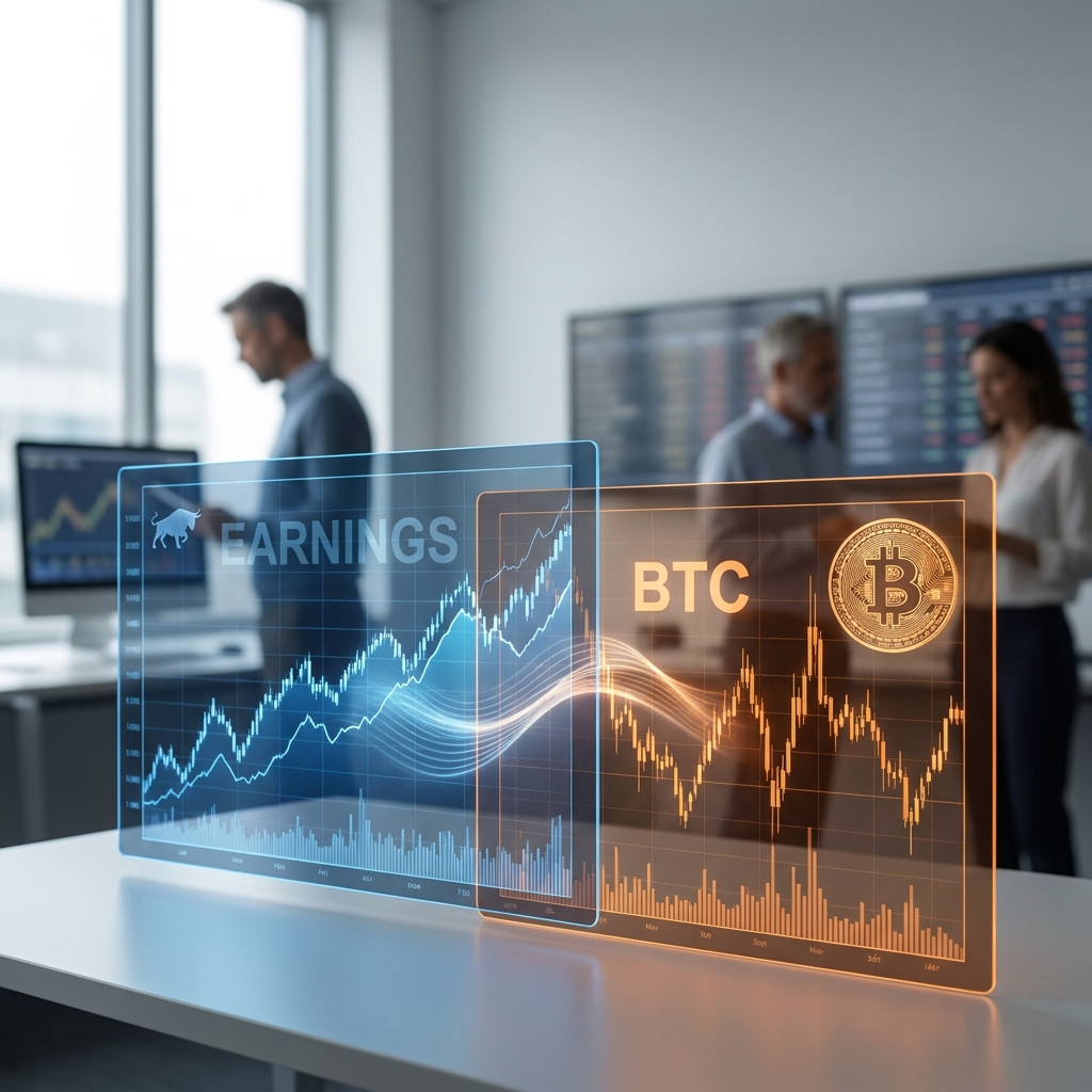 Q1 earnings season and crypto: why ‘risk sentiment’ headlines can spill into digital assets